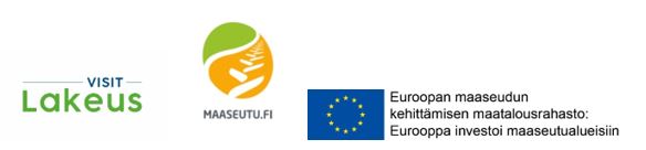 Logo: Visit lakeus, euroopan maaseudun kehittämisen rahasto
