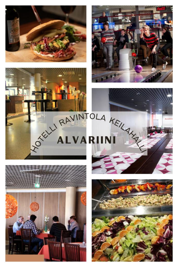 Useita kuvia: Hotelli Alvariinin herkulliset ruuat ja aktiviteetit kutsuvat luokseen.